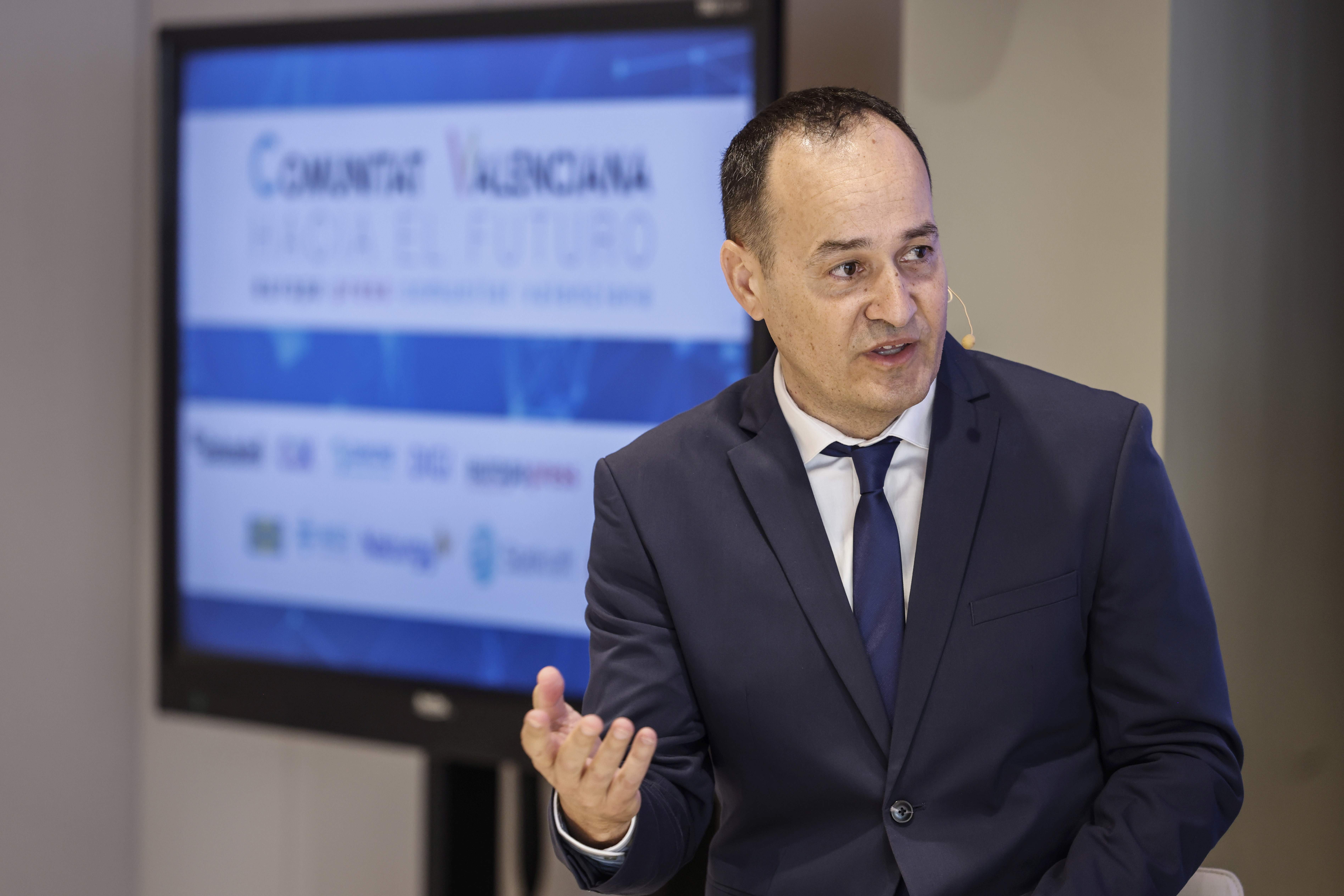 Dr. José Ramón Sepúlveda durante su intervención en la jornada 'Comunitat Valenciana hacia el futuro' 